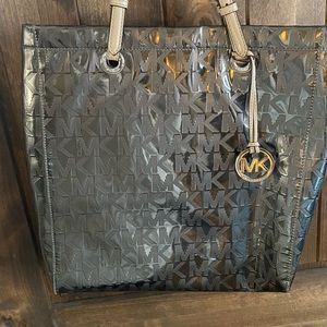 Silver Michael Kors Tote